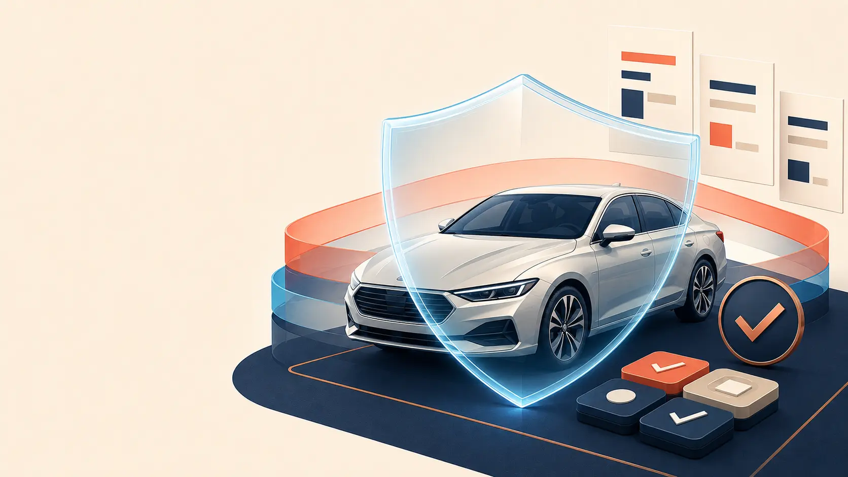 Animated vehicle protection and contract comparison